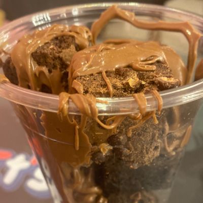 Nutella brownies cup
