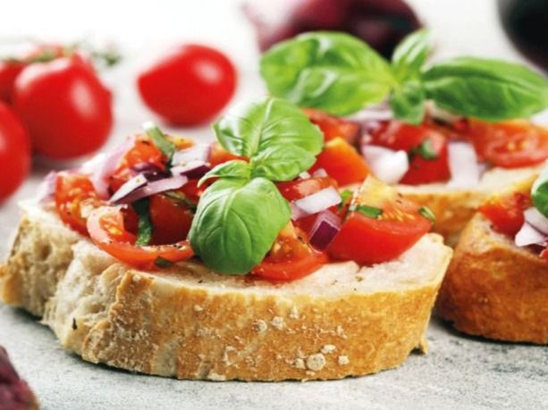 Tomato And Basil Bruschetta