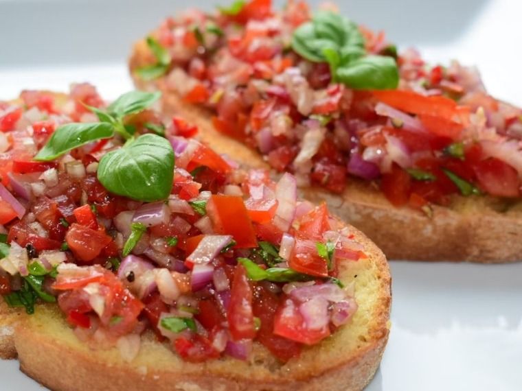 Bruschetta With Pastrami