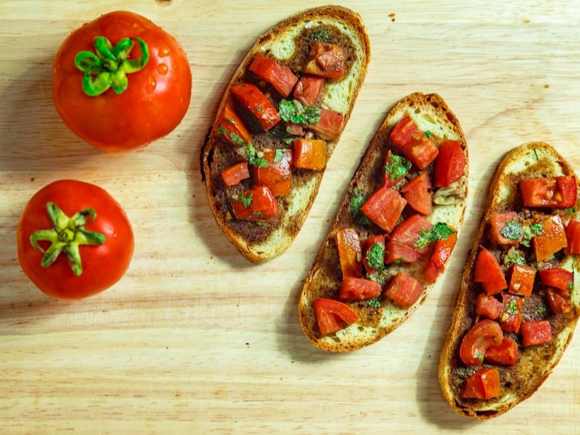 Sausage Bruschetta