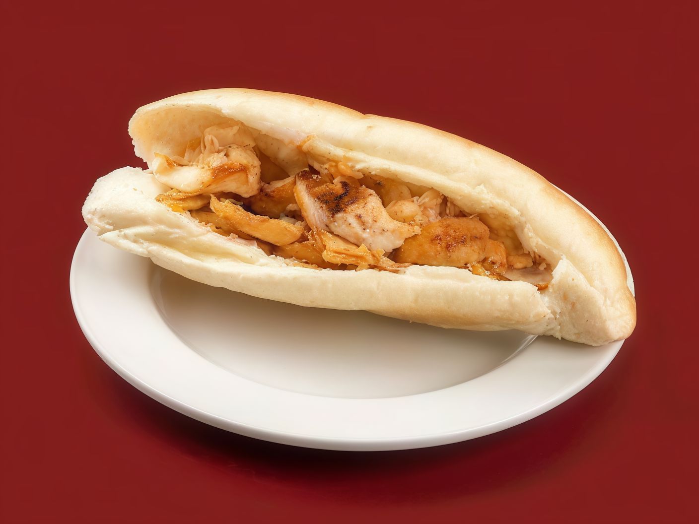 Chicken Shawarma Samoon Bread