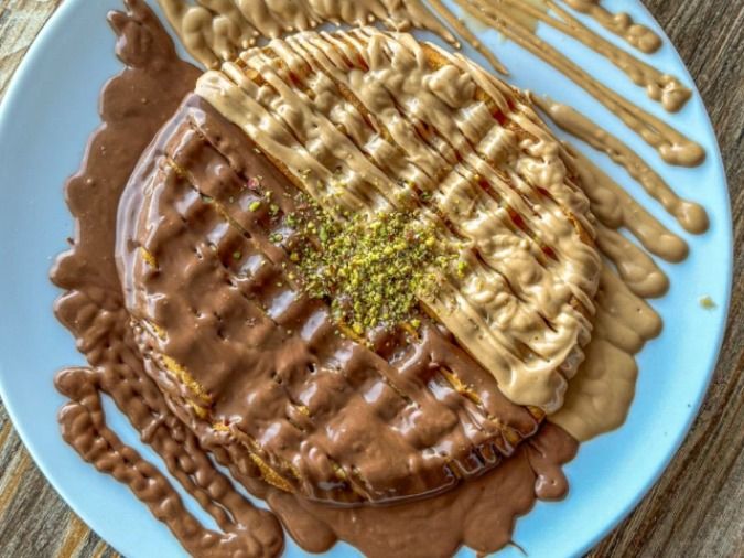 Lotus & Nuttella Waffle