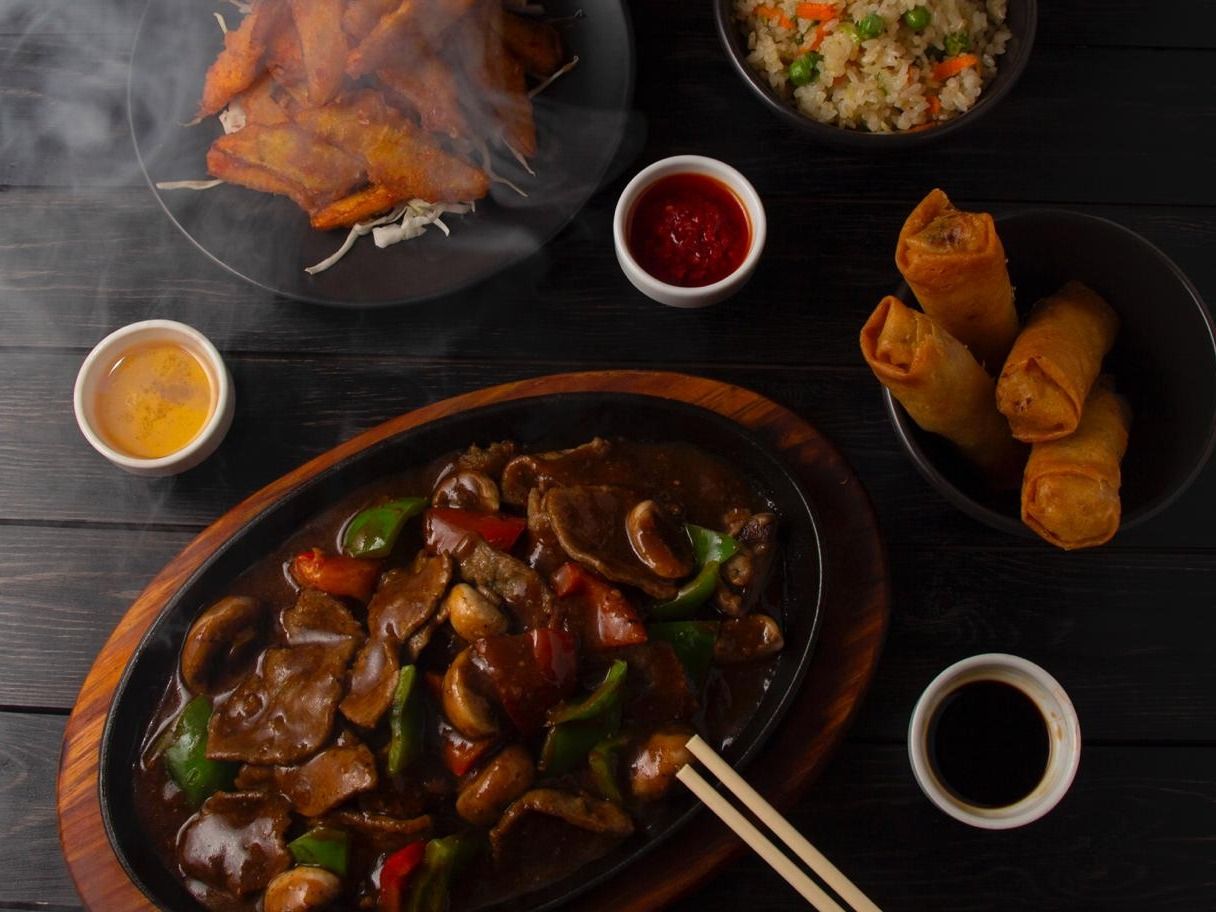 Beef Sizzling With Rice
