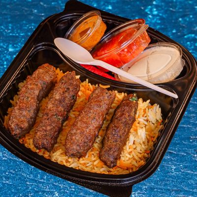 1/4 Charcoal Grilled Kofta Meal