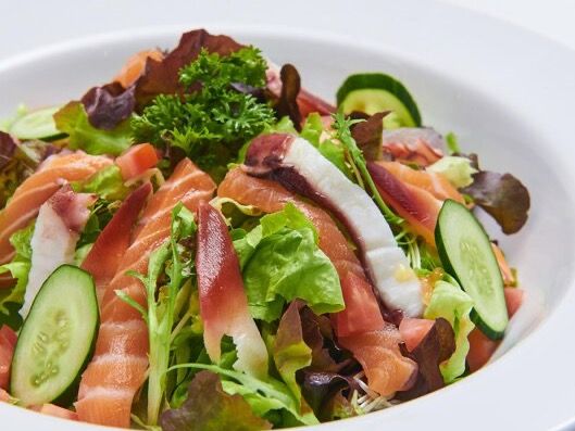 Salmon & Octpus Salad