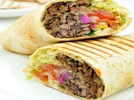 Minced Meat shawerma sandwich