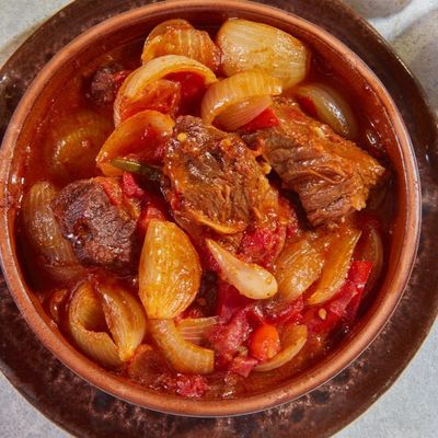 AlSenousy Casserole Meat With Onions