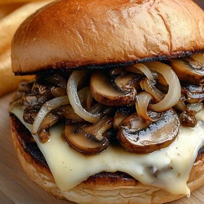 Gustavo Mushroom Beef Burger
