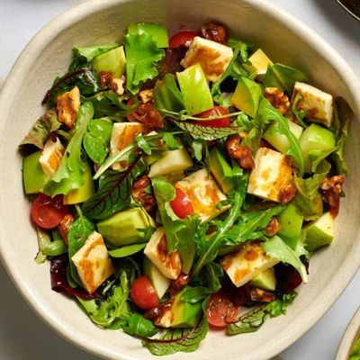 Halloumi Apple Salad