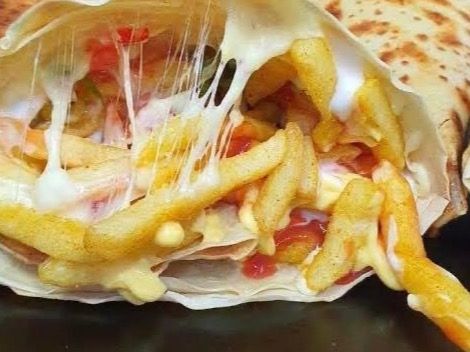 Potato and Crab Crepe