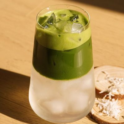 Iced Coconut Matcha Latte