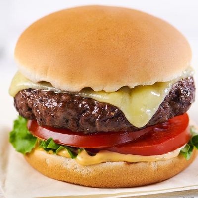 Jumbo burger sandwich with egg and cheese