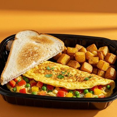 Vegetable Omelette Meal