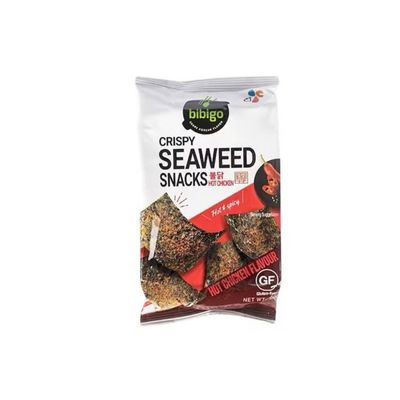 Bibigo Crispy Seaweed Snacks Hot Chicken Flavour 5g