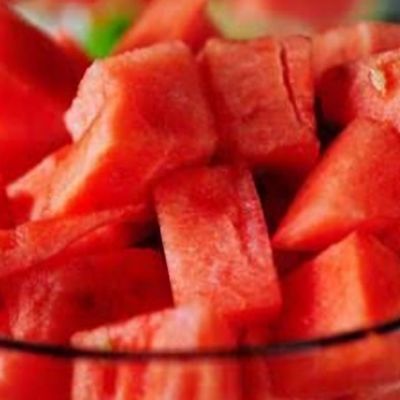 طبق شرائح بطيخ