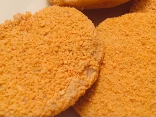 Fried Chicken Burger Plate