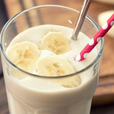 Large Banana With Milk