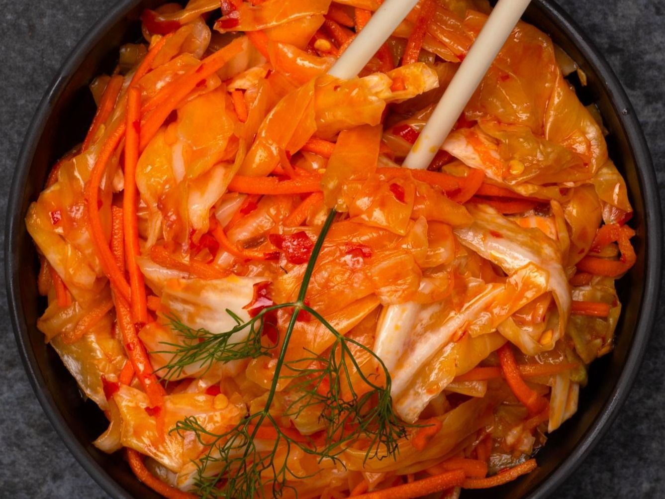 Cabbage Chilli Salad Vegan