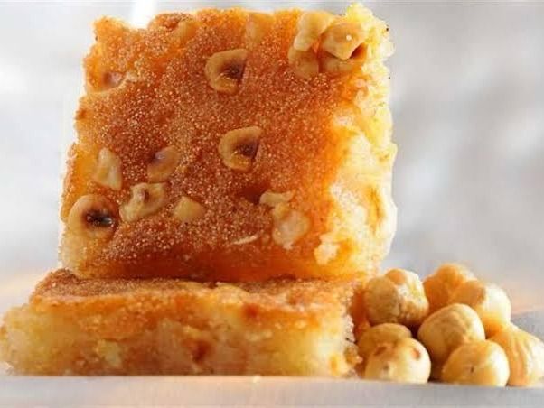 Basbousa With Hazelnuts