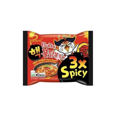 Samyang Buldak 3x Spicy Hot Chicken Flavor Ramen - 140 Gm
