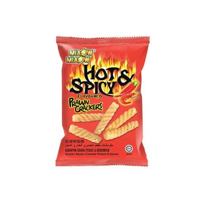 Miaow Miaow Hot & Spicy Prawn Flavor Crackers