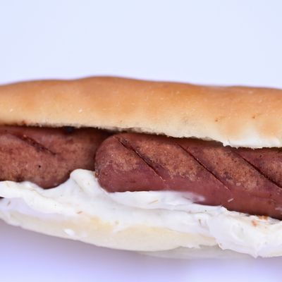 Kiri Pastrami Hotdog Sandwich