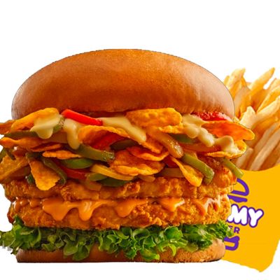 Yummy Hot Max Chicken Burger