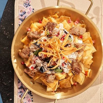 Fattah Eggplant And Meat