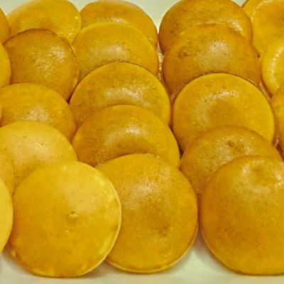 25 Plain Pancake Pieces