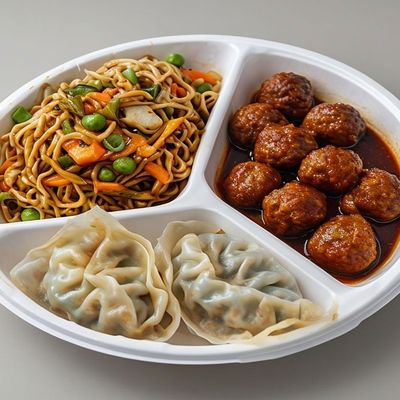 Double Korean Noodles With Meat