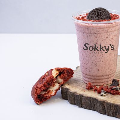 Luxury Red Velvet Cookie Milkshake