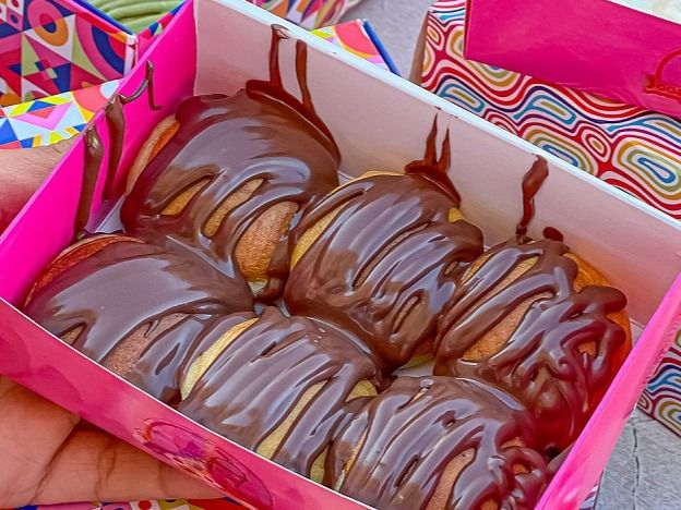 6 Nutella Chocolate Mini Pancakes