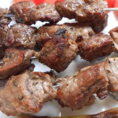 وجبة كباب شوكاف باللحم الضأن