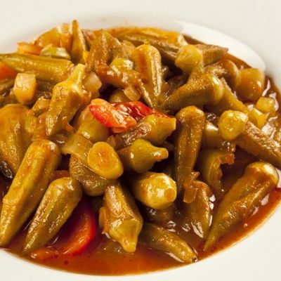 Plain Okra Tagine