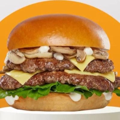 Mushroom Smash Burger