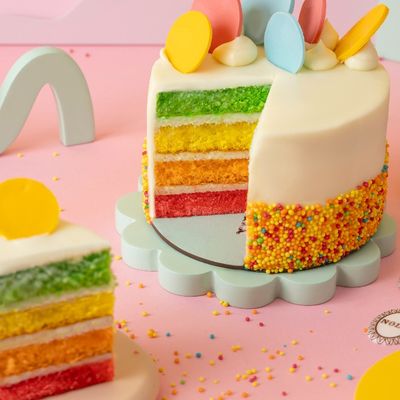 Vanilla Birthday Small Cake