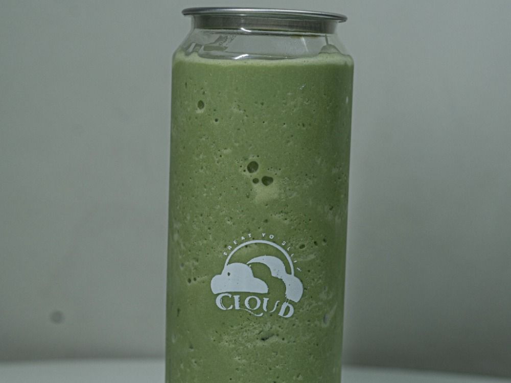 Strawberry Matcha Frappe