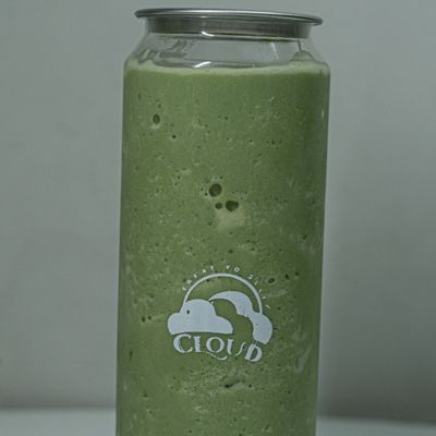 Strawberry Matcha Frappe