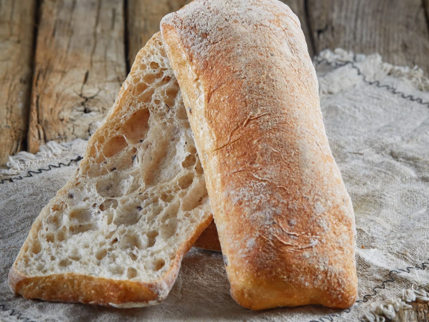 Ciabatta Olives Bread