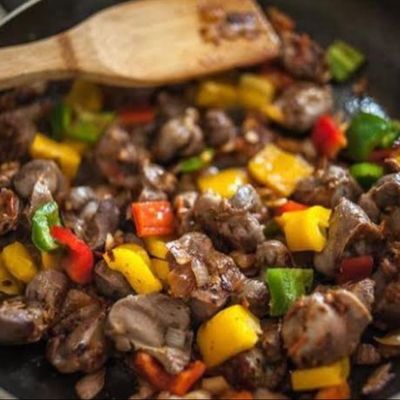 طاجن كبدة وقوانص