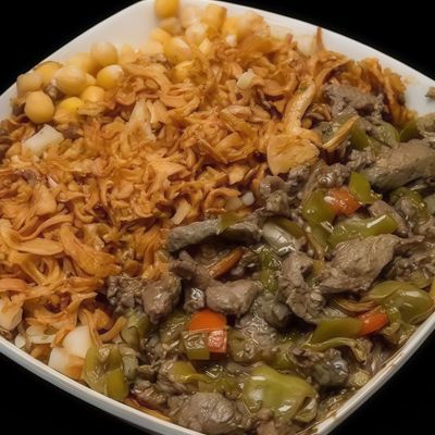 كوشري بالكبدة