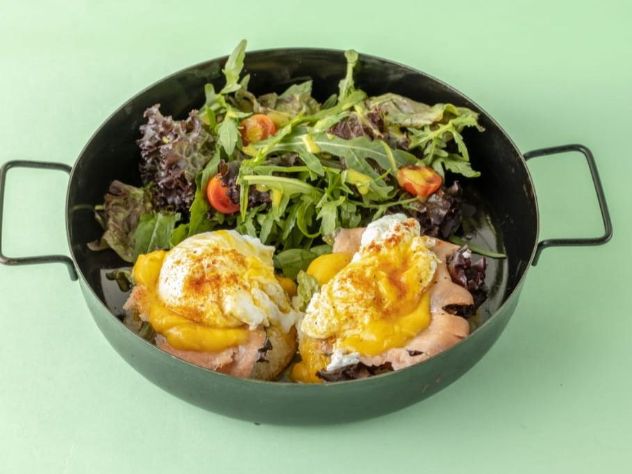 Salmon Egg Benedict