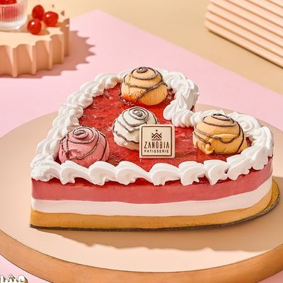Fruit ice cream heart1
