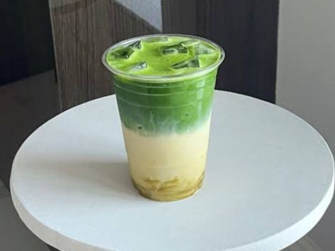 Iced Pistachio Matcha Latte