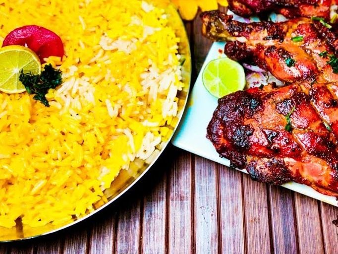 Quarter Tandoori Chicken Meal