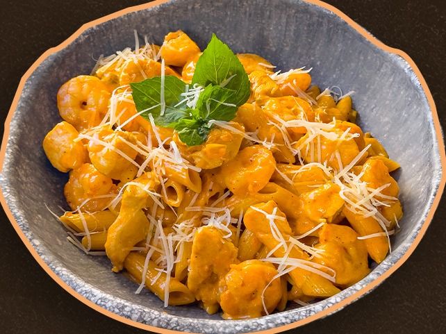 Pasta Chicken And Shrimp