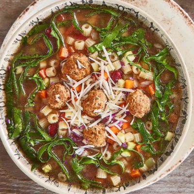 Minestrone Meat Ball Soup