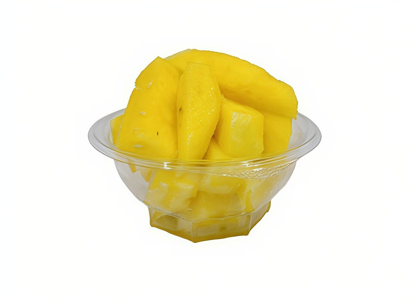 Plate Of Yellow Watermelon Slices Medium Size