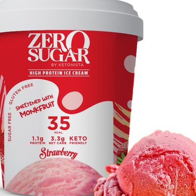 Zero Sugar Strawberry Ice Cream