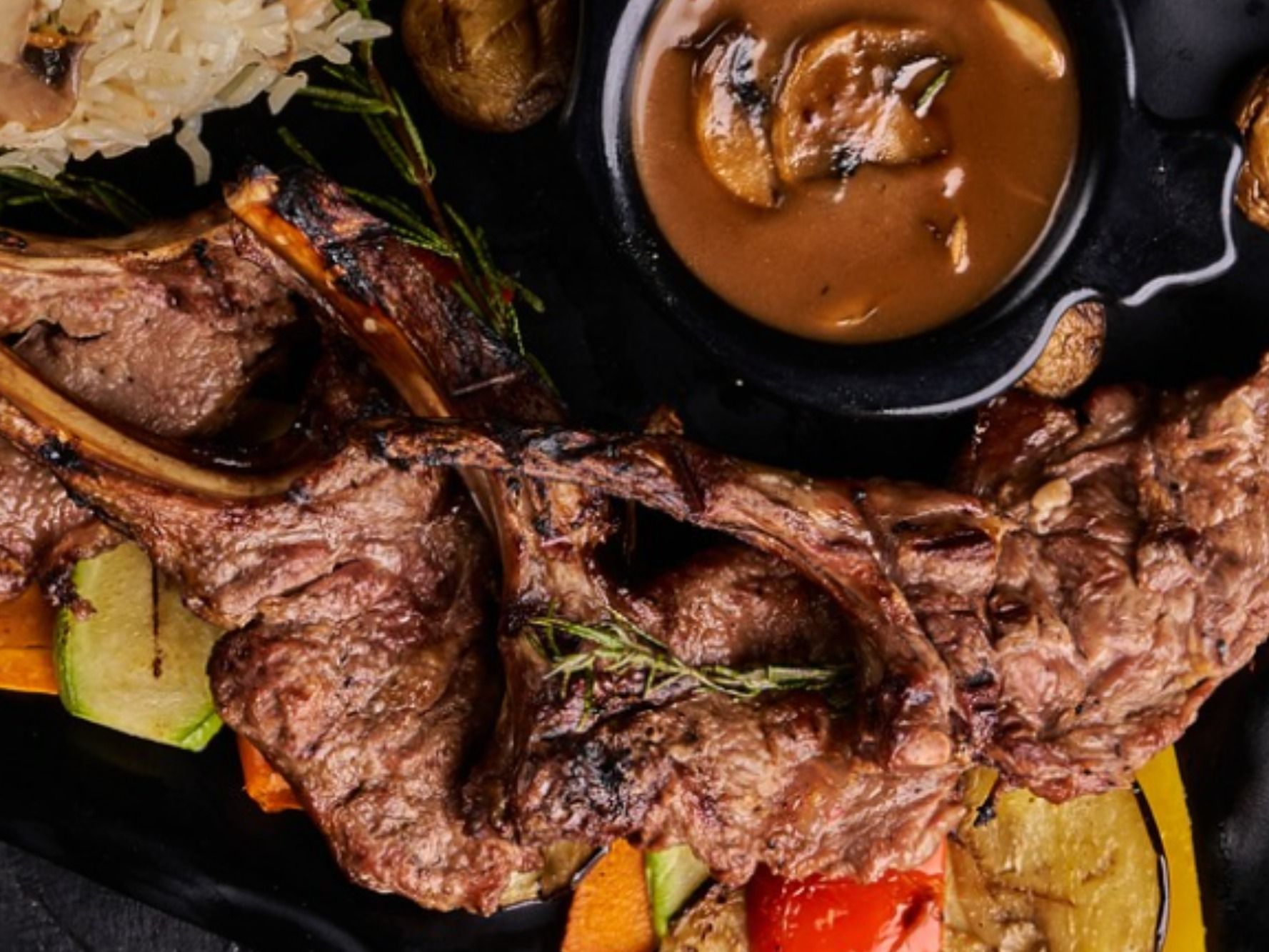 Grilled ribs